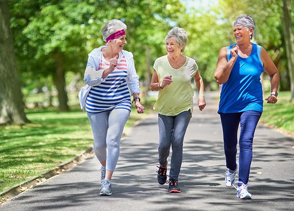 Image of a group walking